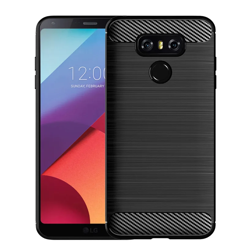 Чехол для LG G6 Бесплатная доставка. Военный металлический матовый Мягкий чехол из