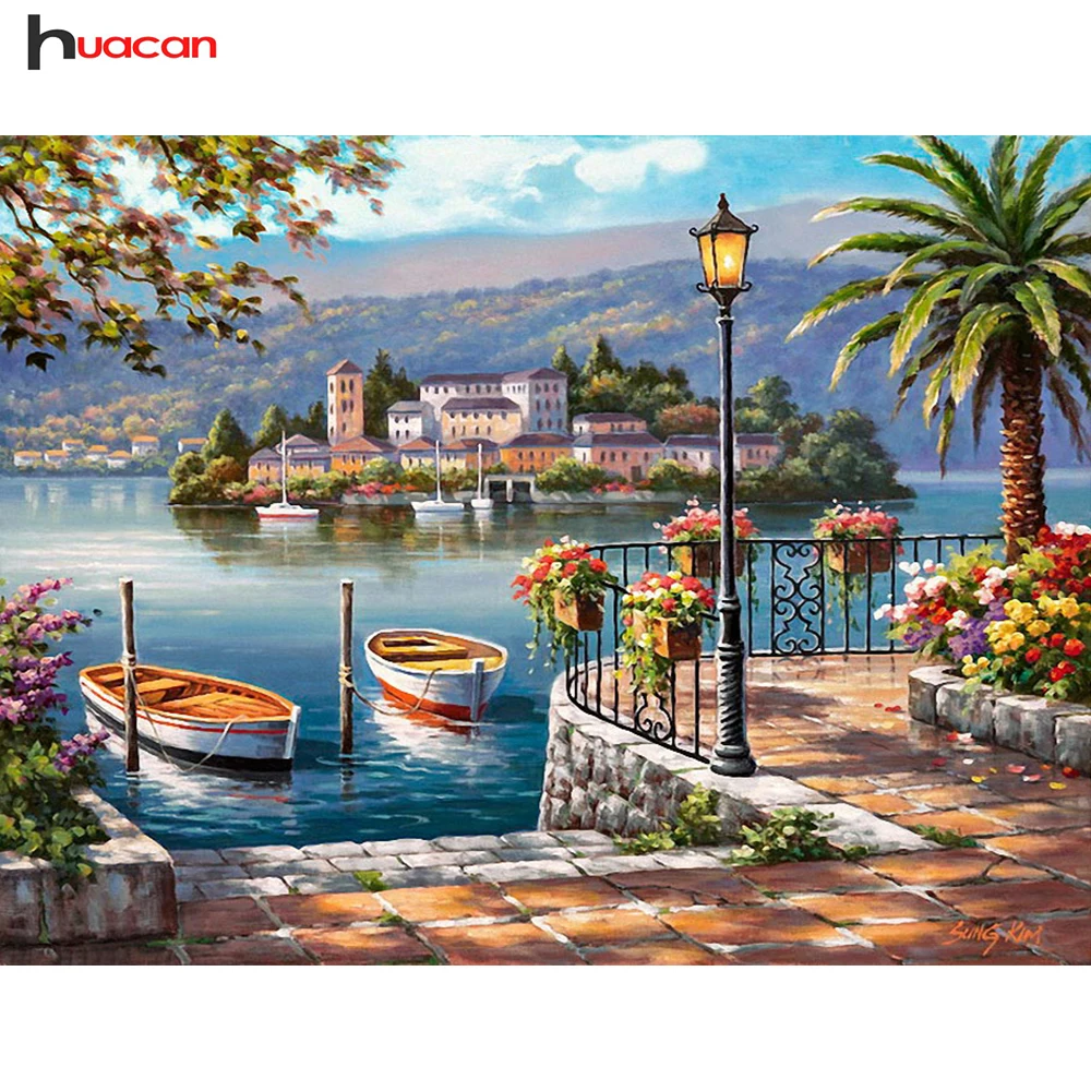 

5D DIY Diamond Painting Landscape Picture Of Rhinestones Handicraft Diamond Embroidery Resin Home Decoration Wall Art