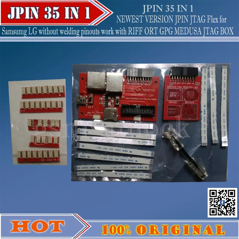 

gsmjustoncct Latest JPIN JTAG Molex Flex kit 35 in 1 isp Support Atf j-tag box