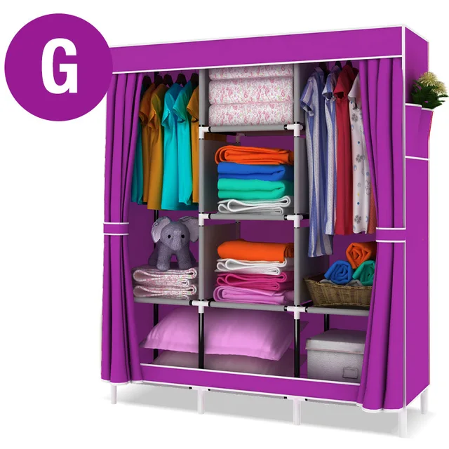 Buy Non woven Folding Cloth Wardrobe DIY