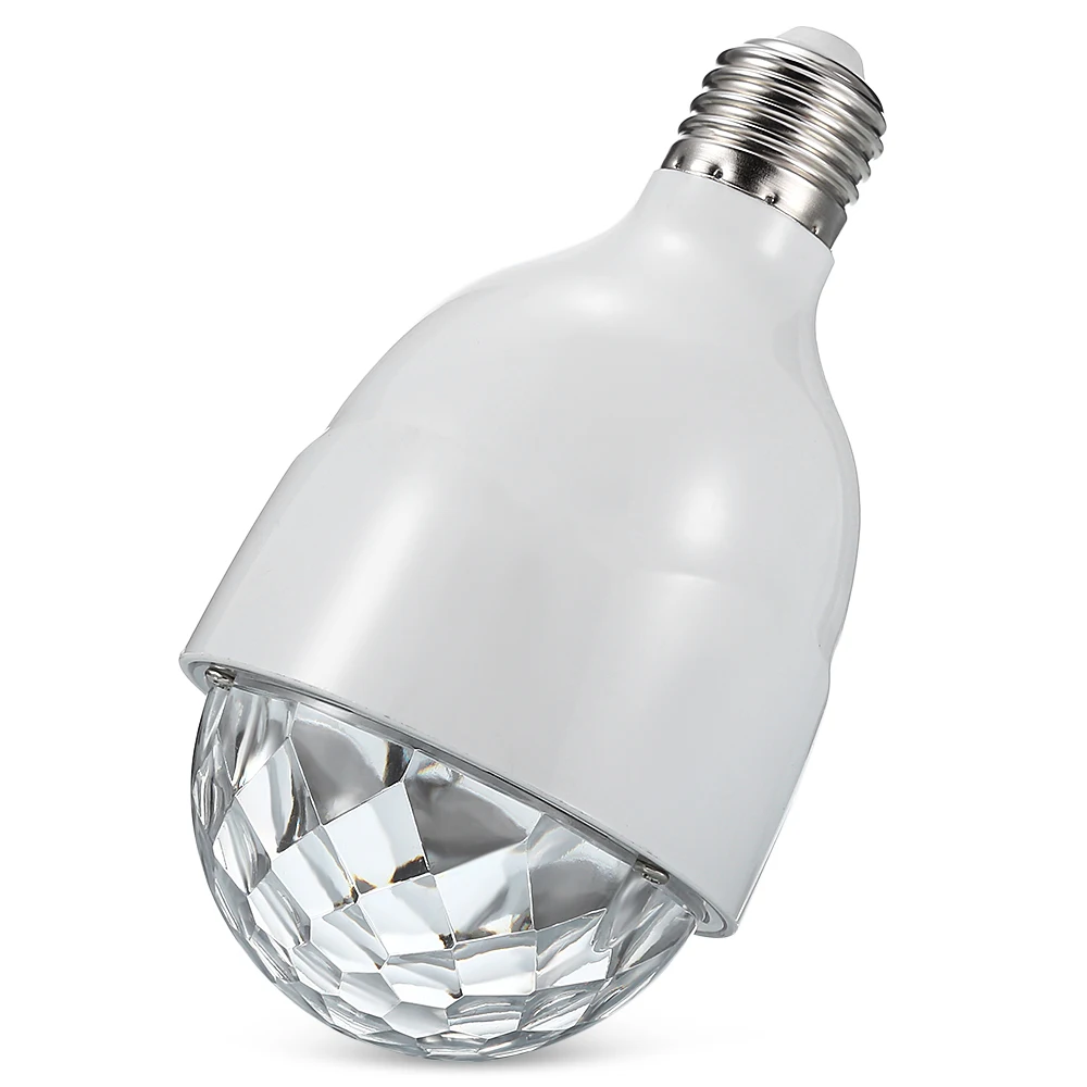 

E27 RGB LED Dimmable Ball Lamp Stage Lighting Effect Strobe Light Bulb With Remote Control For Party Home Birthday Stage