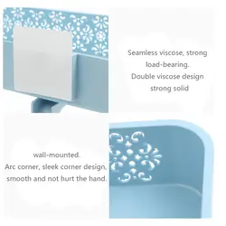 IALJ Топ имитация ротанга сделано из ногтей хранения полки Туалет крышка ванная комната свет для корзины синий