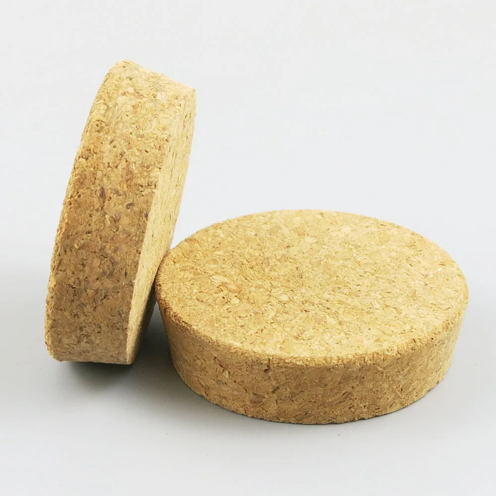 6 x 80ml 200ml 380ml 550ml Clear Glass Tubes with Wood Cork Larger Cork Stopper Wishing 4