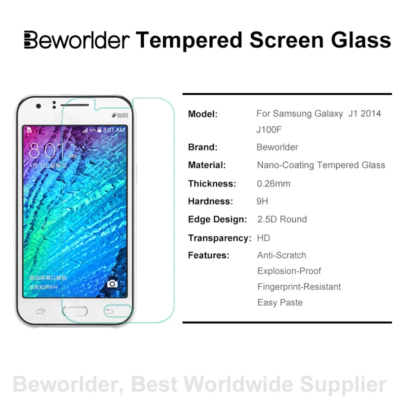 Beworlder For Samsung Galaxy J1 14 J100f Phone Screen Premium Tempered Glass Anti Shatter Protector Film For Samsung J1 Premium Tempered Tempered Glasspremium Tempered Glass Aliexpress