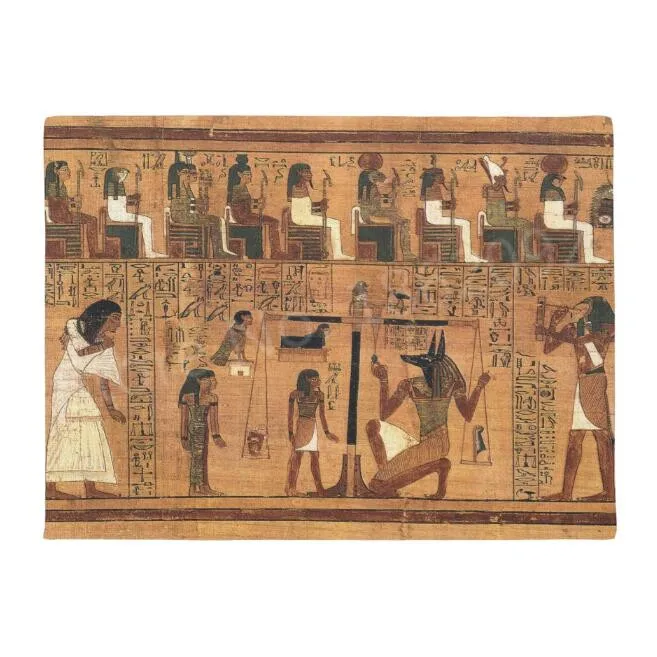 

New Ethnic Egyptian Papyrus Art Door Mat Ancient Egypt Book of the Dead Welcome Doormat Classic Floor Rug Carpet Home Decor Gift