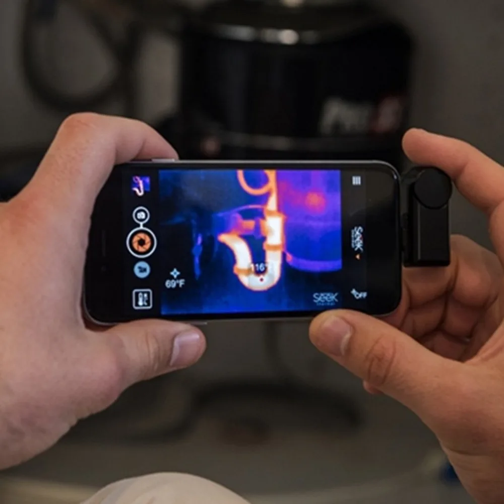 Мобильный телефон тепловой инфракрасный Imager Поддержка видео фотографии для IOS тепловизор детектор температуры