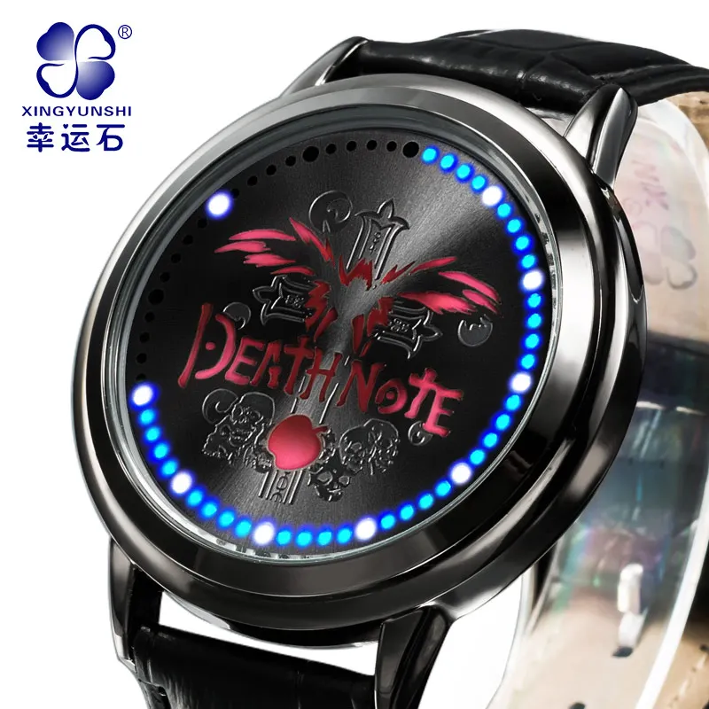 

Death Note Watch Mens Watches Top Brand Luxury Men Military Wrist Watches Leather Men Sports Watch Waterproof Relogio Masculino
