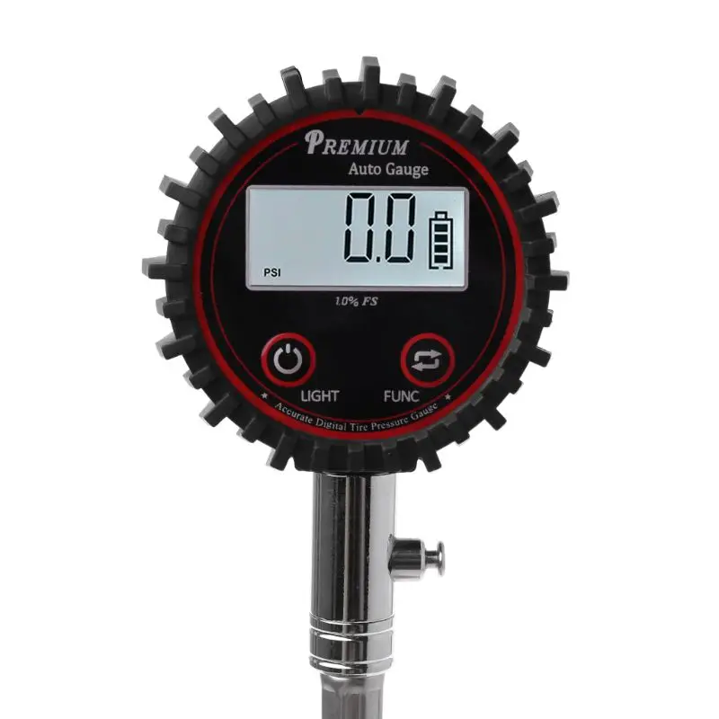 

LCD Display Digital Tire Air Pressure Gauge 200 PSI High Accuracy Barometers Monitoring Tools Tester for Car Motorcycle Bicycle