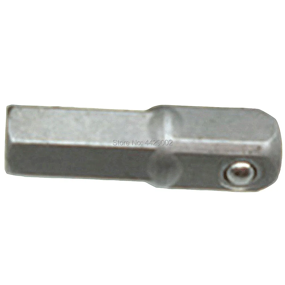 

1/4 Hex 1/4 Square Socket Drive Adapter Extension CR-V 25mm Long Socket Adapter Bit Screwdriver Socket Bit Adaptor Adapter Bits