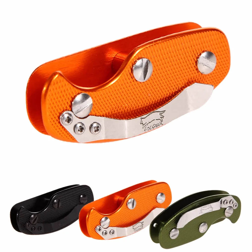 Aluminum Key Holder Pocket Key Organizer Clip Folder Keyring Case