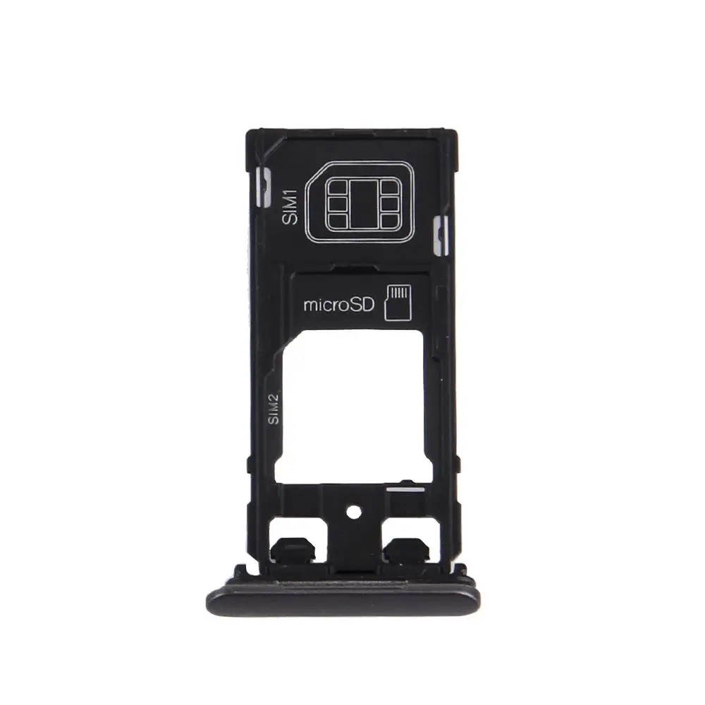 

YUEYAO For Sony Xperia X (Dual SIM Version) SIM Card Tray + Micro SD / SIM Card Tray + Card Slot Port Dust Plug