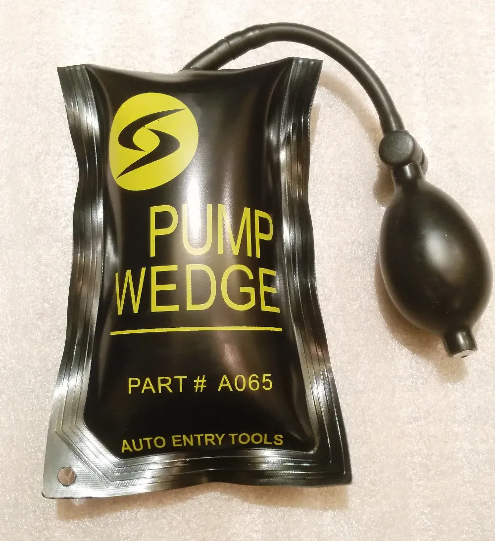 Best Black KLOM PUMP WEDGE LOCKSMITH TOOLS Auto Air Wedge Lock Pick