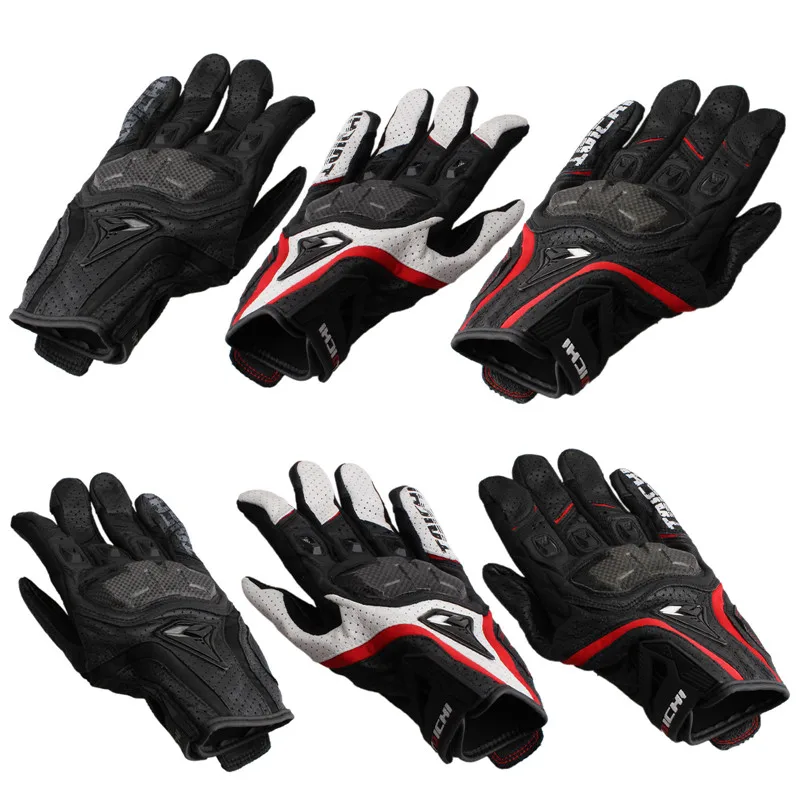 

Motorcycle Gloves Leather Glove Carbon Men Taichi 390 Touch Screen Navigation Cycling Racing Gear Moto Motocicleta Guantes Luvas