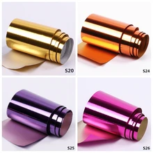 2pcs/set 50cm*4cm Bronze Purple Metal Effect Foil Nail Art DIY Stickers For Nails Mirror Nail Transfer Foil Adhesive Decorations 2pcs/set 50cm*4cm Bronze Purple Metal Effect Foil Nail Art DIY Stickers For Nails Mirror Nail Transfer Foil Adhesive Decorations