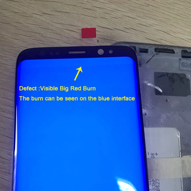 AMOLED S8 ЖК дисплей с рамкой для SAMSUNG Galaxy G950 G950F и сенсорный экран дигитайзер + Видимый