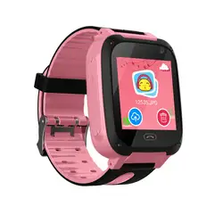 S4 дети Безопасный Смарт часы умный браслет с фонариком удаленного Камера Сенсорный экран SOS Телефонный звонок SIM детей часы