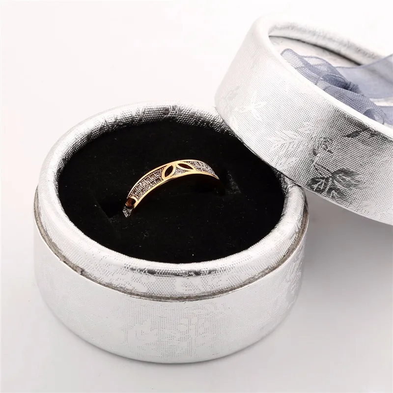 GULICX 2017 Fashion Rabbit Ear Finger Mid Ring for Women Gold-color Ring Crystal CZ Zircon Engagement Band R255 7 GULICX 2017 Fashion Rabbit Ear Finger Mid Ring for Women Gold-color Ring Crystal CZ Zircon Engagement Band R255 7