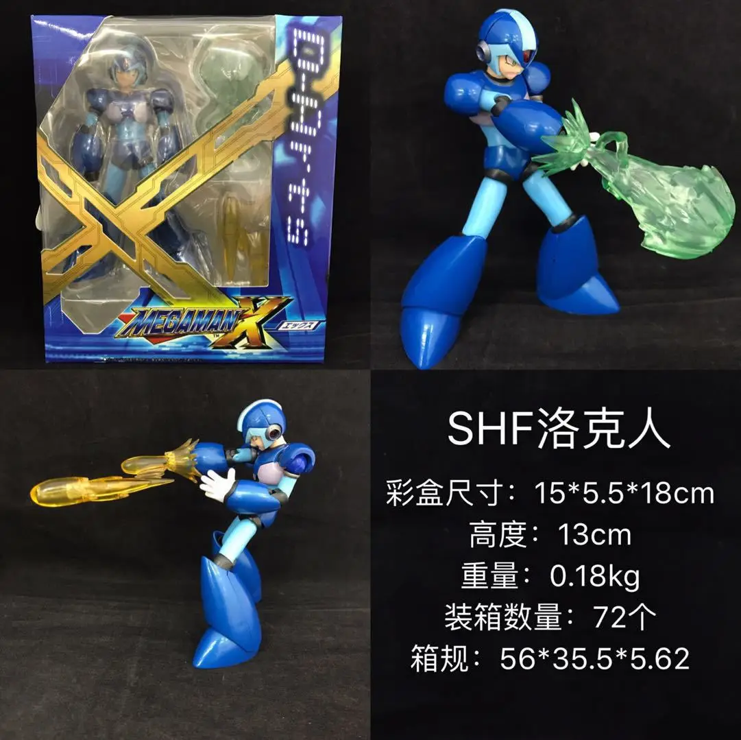 Megaman juego figura artes ПВХ figura де juguete modelo coleccionable 13 см