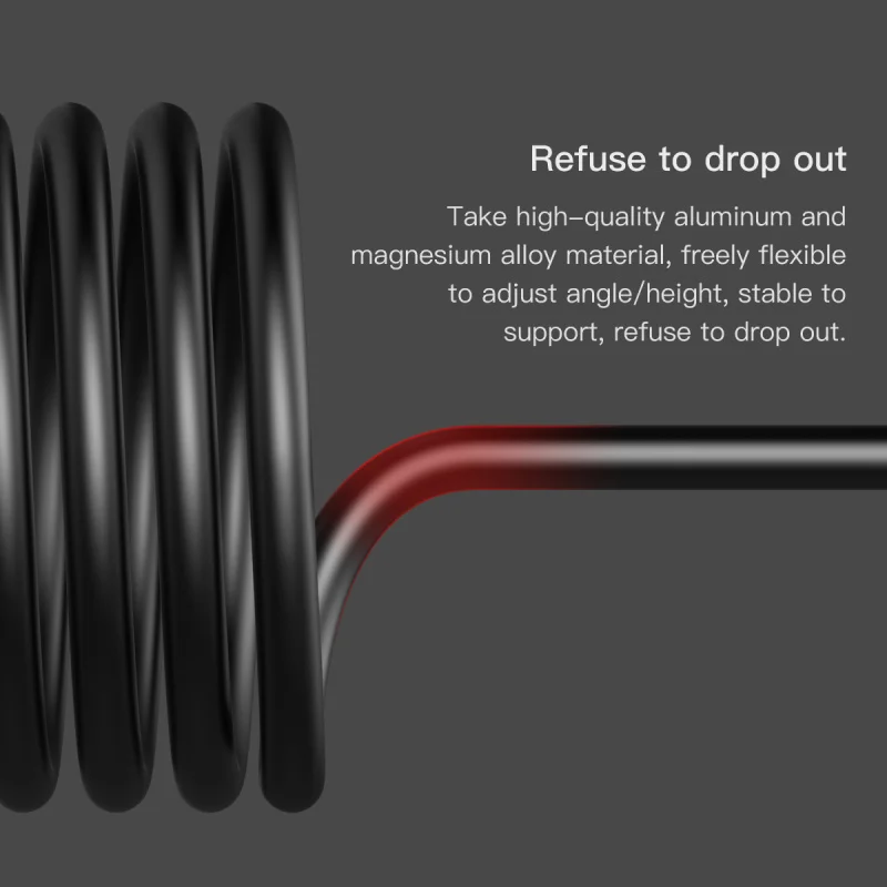 Дешево Держатель для телефона Baseus на шею, подставка для iPhone X, Xiaomi, ленивое ожерелье, подвесной кронштейн, 360 градусов, гибкий держатель для телефона ...