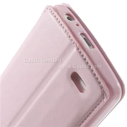 Roar Korea Noble Quick Circle Leather Flip Cover for LG G3 D850 D855 LS990 - Pink