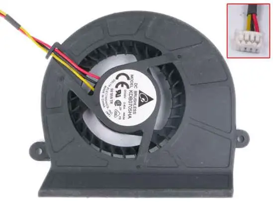 Delta Electronics KDB0705HA-WA34 BA31-00064A DC 5V 0.40A 3-жильный Сервер вентилятор охлаждения ноутбука