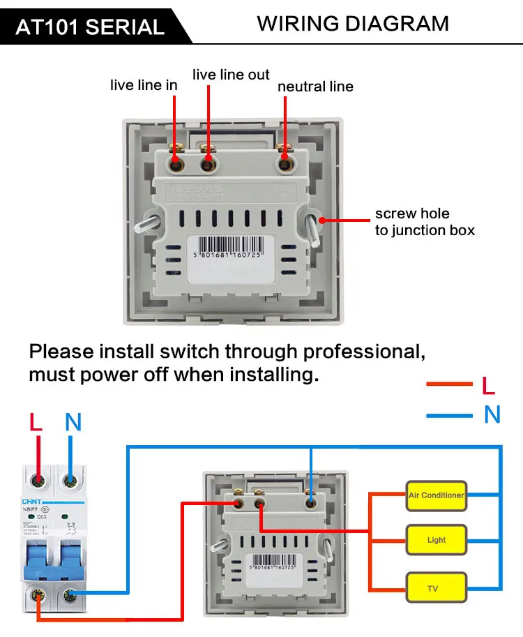 Delay Switch para Hotel, cartão disponível, 15s,