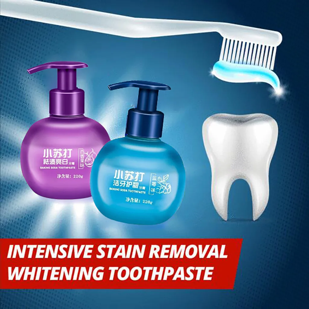 

Stain Removal Whitening Toothpaste Fight Bleeding Gums Brushing Teeth Intensive Passion Fruit Blueberry Blanqueamiento Dental