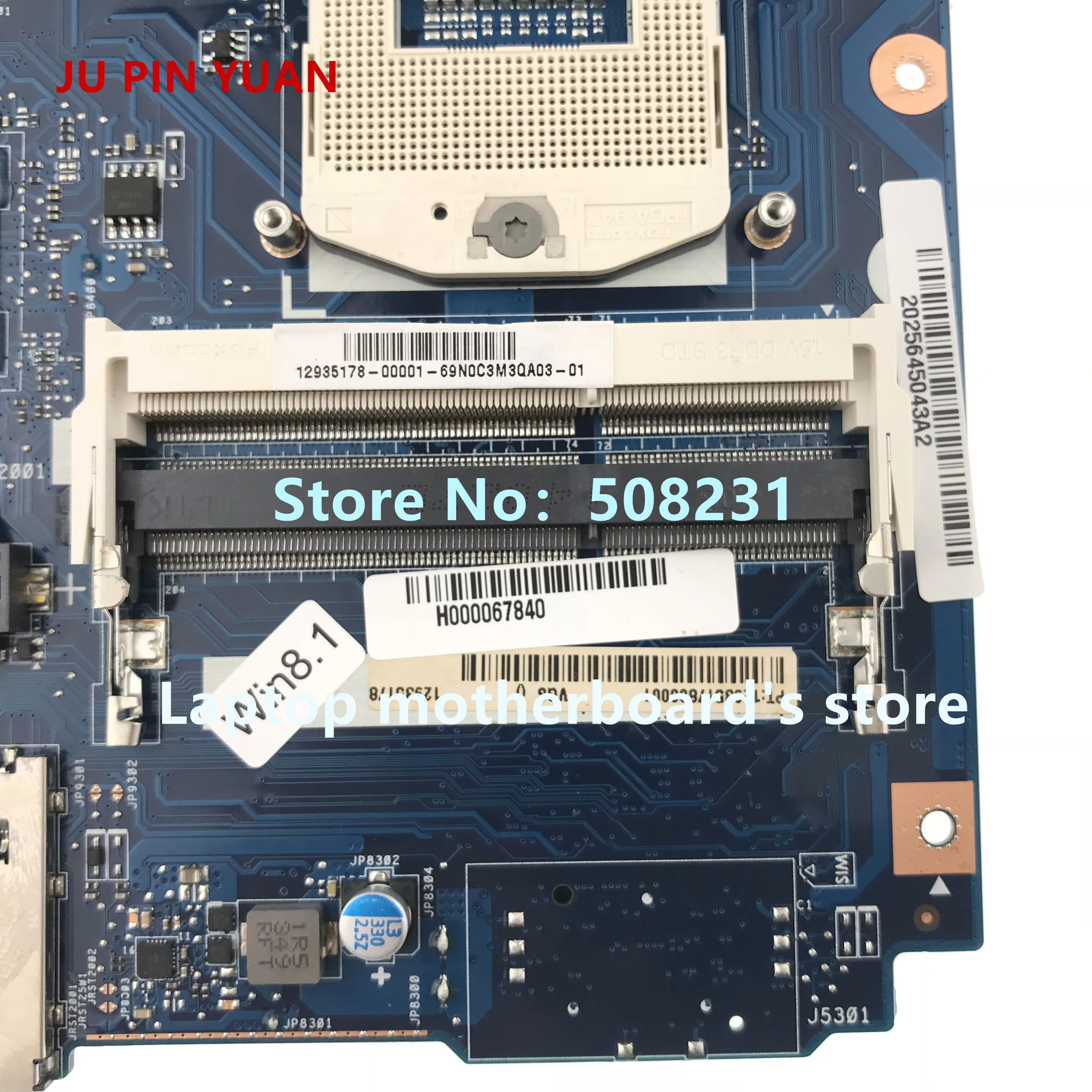 JU PIN юаней для Toshiba Satellite L50-A L55-A материнская плата для ноутбука H000067840 плата socket PGA 947 HM86 DDR3L