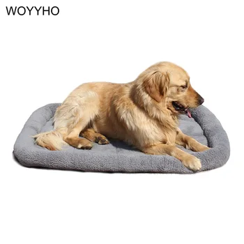 

S-2XL Washable Pet Bed Sofa Dog Cat Puppy Sleeping Mat Soft Warm Blanket Rectangle Cushion For Small Medium Dog Pet Supplies