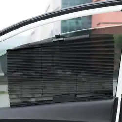 Авто Боковая Солнцезащитная шторка складной солнцезащитный экран Защита от солнца УФ Собаки детские роликовые Премиум рвется затенение