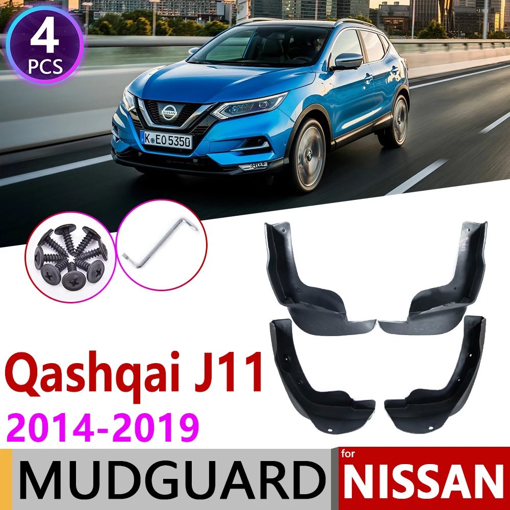 

for Nissan Qashqai J11 2014~2019 Rogue Sport Mudguard Fender Splash Flap Mud Guard Guards Mudflap Car Accessories 2016 2017 2018