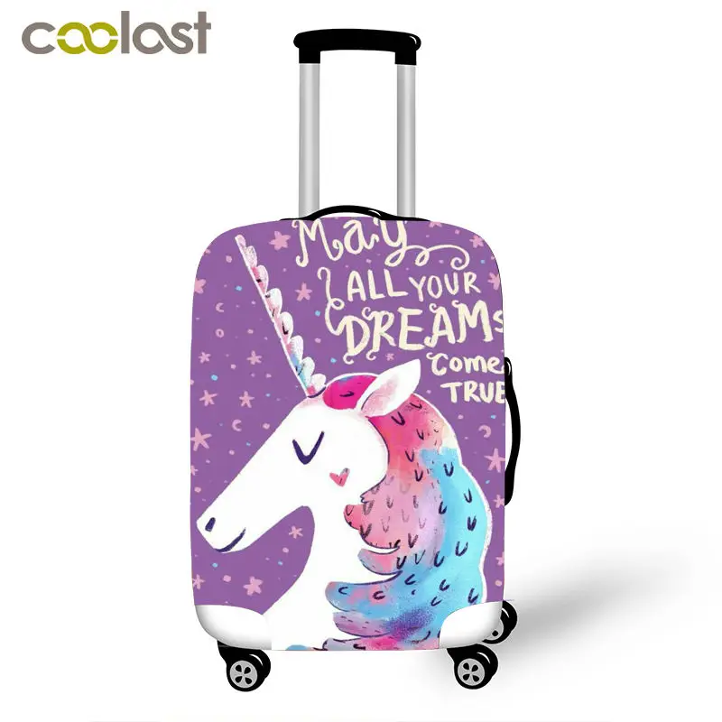 Dabbing Unicorn Travel Luggage Protective Covers Women Cute bagages