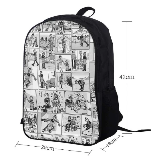 16 дюймов сумеречный рюкзак на заказ двойная молния сумка Mochila Feminina школьная сумка Mujer Mochila подростковый подарок