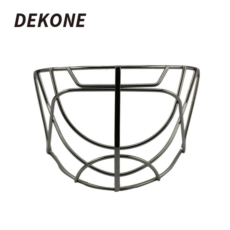 Limited  Cat Eye Goalie Cage Mask Impact Resistance 304 Stainless Steel For Goalie Helmet Football Mask Roll