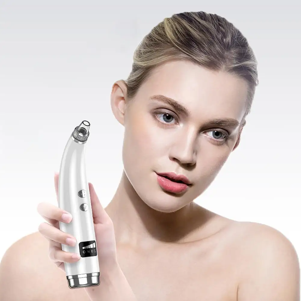 Removedor de Cravo Cabeças de Beleza Ferramenta de Diamante Elétrica de Sucção a Vácuo com 5 Pore Cleanser Esfoliante Acne Extractor Ferramenta Facial 13 Com 5 Cabeças de Beleza Facial Ferramenta de Diamante