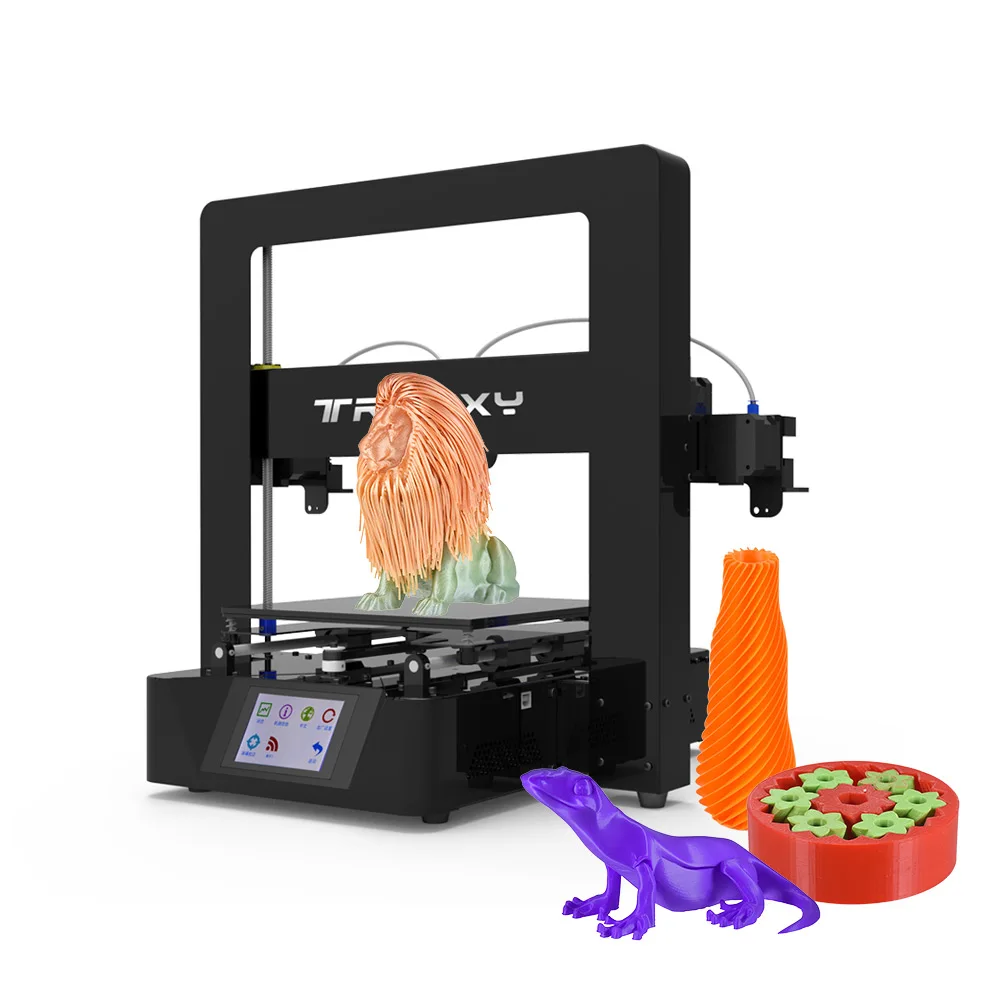 Tronxy X6-2E, простая сборка, 3d принтер, сделай сам, комплект с сенсорным экраном, размер здания 220*220*210 мм, 3D-принтер для повторной печати