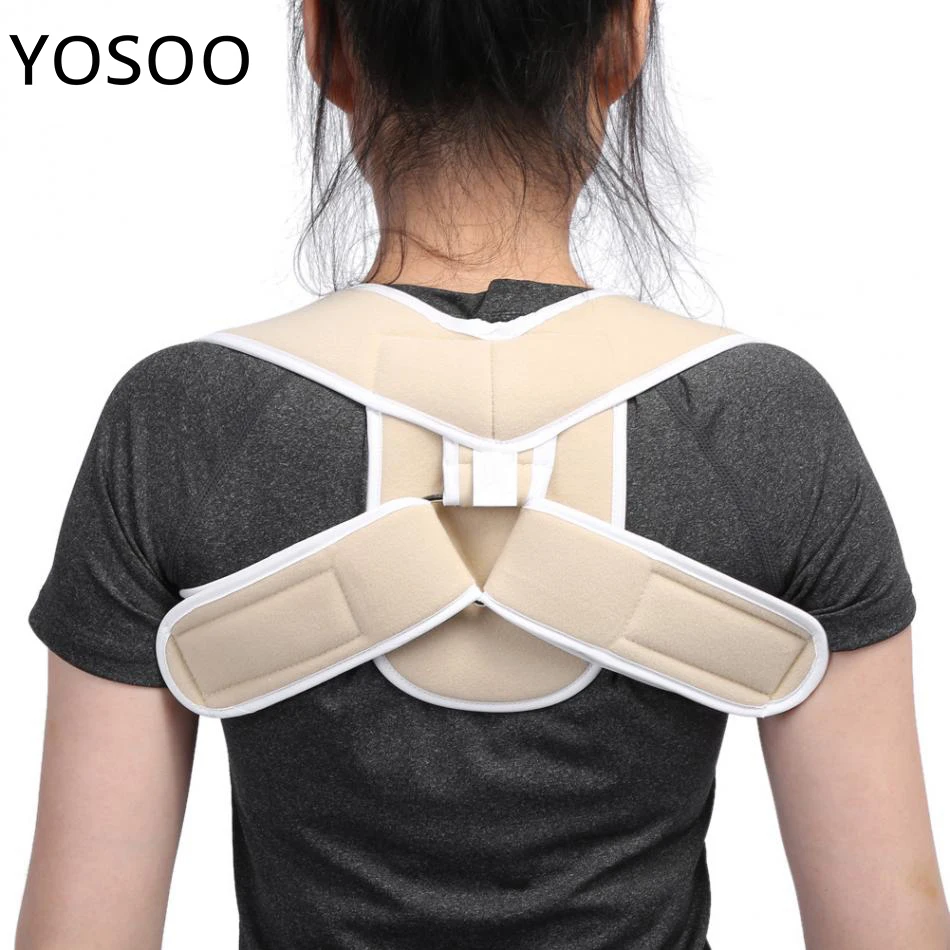 Adjustable Upper Back Shoulder Support Posture Corrector Adult 