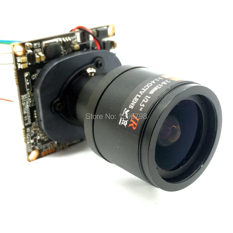 Мини IP камера PU'Aimetis 1280*720 2 0 МП ONVIF 8 12 мм ручной варифокальный зум объектив P2P