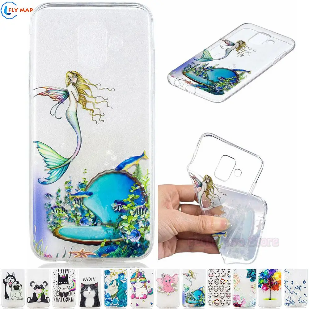 ТПУ чехол для Samsung Galaxy J6 2018 J600 J600F J600F/DS J600FN мягкий телефона J 6 SM-J600F SM-J600F/DS SM-J600FN Capa |