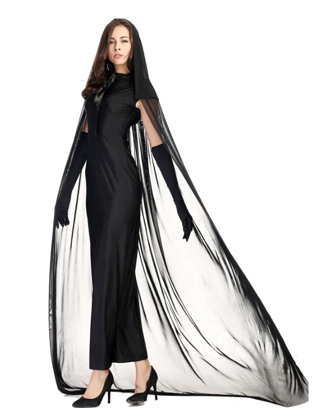 free shipping black ghost ghost halloween dress prom queen witch costume in holidays costumes from novelty special use on aliexpresscom alibaba group