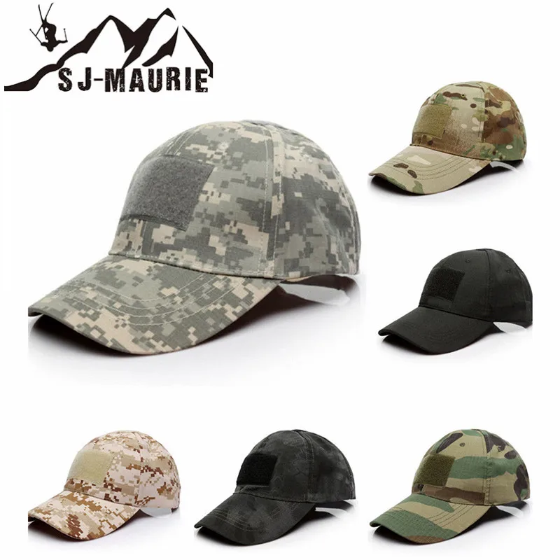 

SJ-Maurie Outdoor Sport Tactical Military Army Cap Camo Hunting Hat Men Adult Fishing Camping Cycling Caps 17 Colors