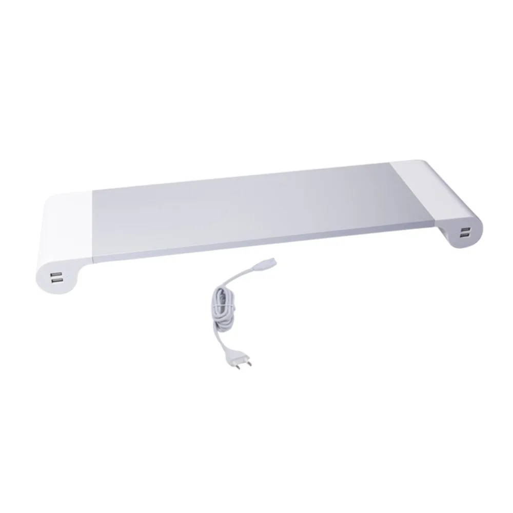 

Classic Design Portable 4 Ports USB Laptop Computer Monitor Holder Bracket Save Space Heighten Stand For PC Computer EU plug