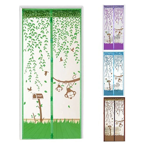 2017 New Arrival Hands Free Magnetic Soft Door Durable Fly Screen Anti Mosquito Bug Mesh Curtain