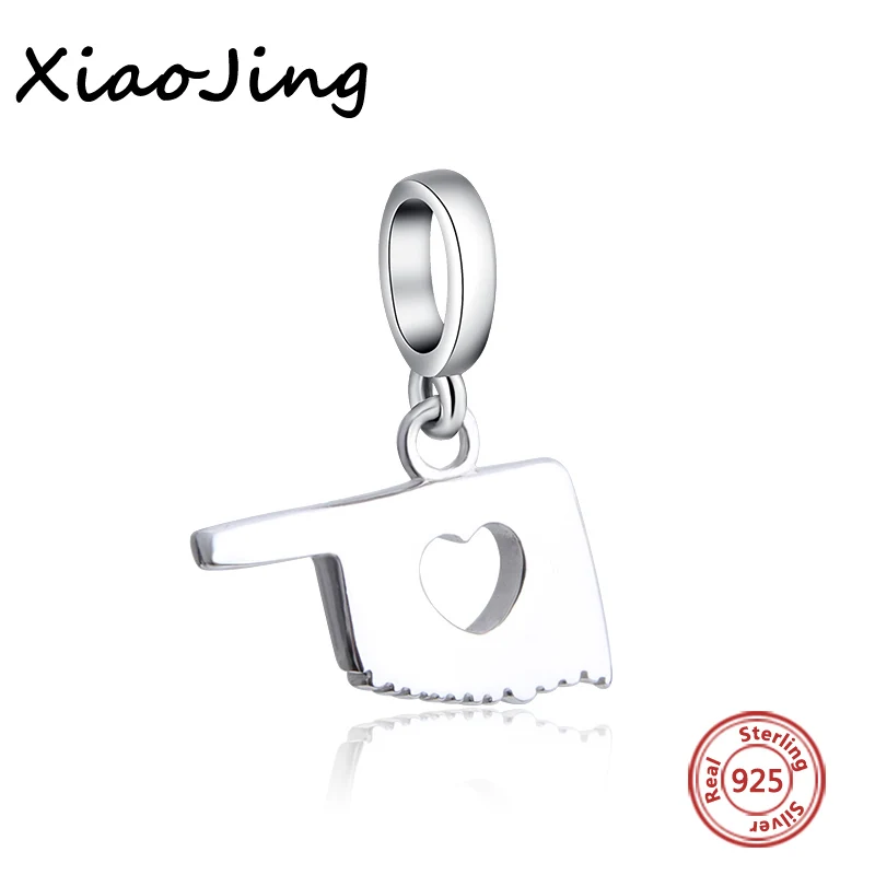 

New Arrival 925 Silver Love Hearts Pendant Charms Beads Fit Authnetic Pandora Bracelet Charms Original Jewelry Making Woman Gift