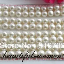 >>>>> О 44 pair 8 мм белый пресной воды жемчужной сережкой