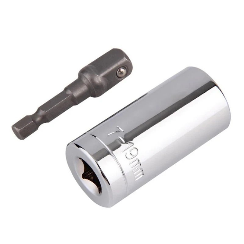 

Universal Torque Wrench Head Set Socket Sleeve 7-19mm Magic Multi Hand Tools Power Drill Ratchet Bushing Spanner
