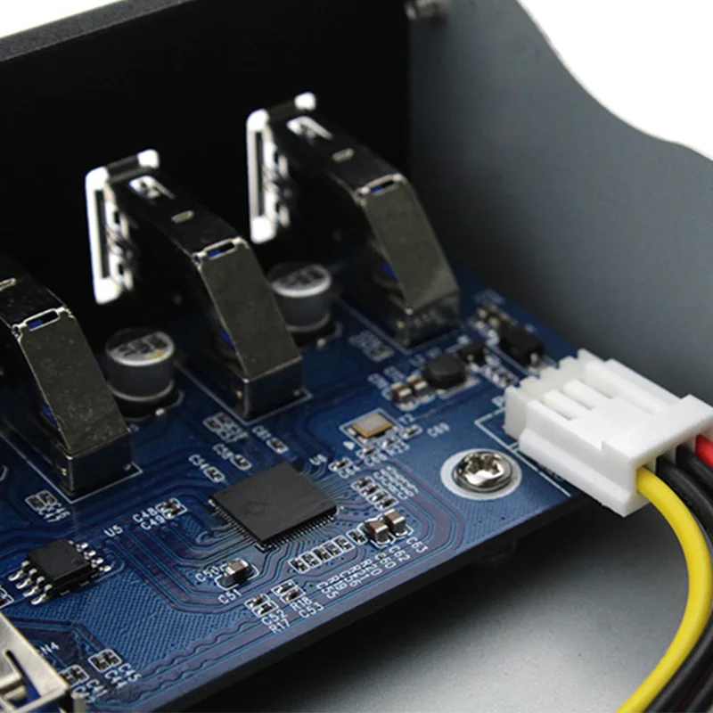 USB 3 0 7 портов Hub 5Gbs 5 25 &quotCD ROM Drive Bay CD Передняя панель для компьютера чехол + 19