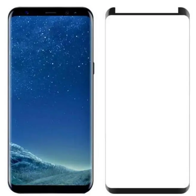 200pcs 3D Full Curved Full Glue Tempered Glass Screen