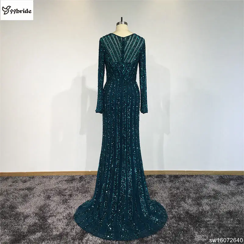 Dark Green Trumpet Dress