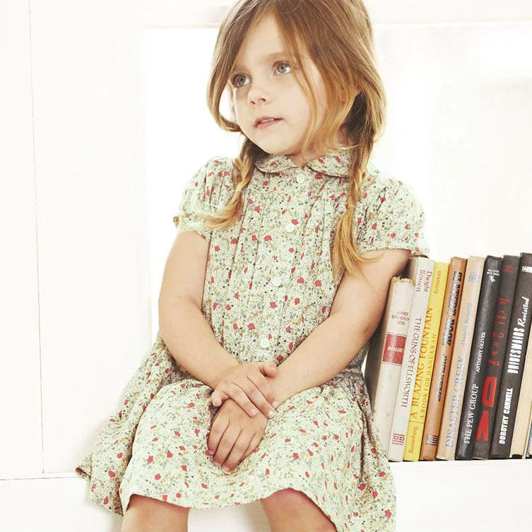 

2016 Girls Princess Sofia Dresses Kids Casual  Clothing Fashion Summer Floral Dress for Baby Girl Children Evening Party Dress